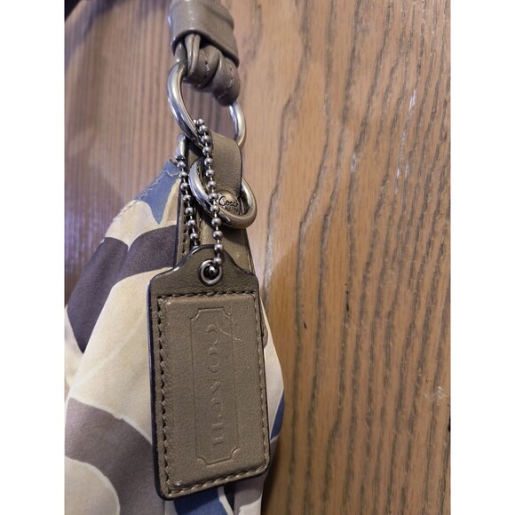 Coach Kristin 16494 Shoulder Bag Blue Brown Cream No Crossbody Strap - Picture 16 of 16